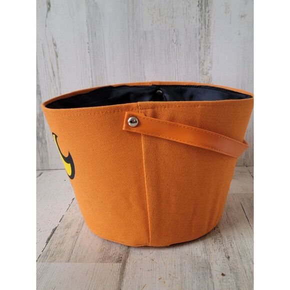 Trick or treat canvas pumpkin bag bucket Halloween - Picture 5 of 10